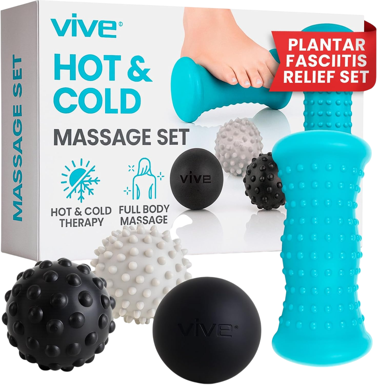 Vive Health Massage Ball Set