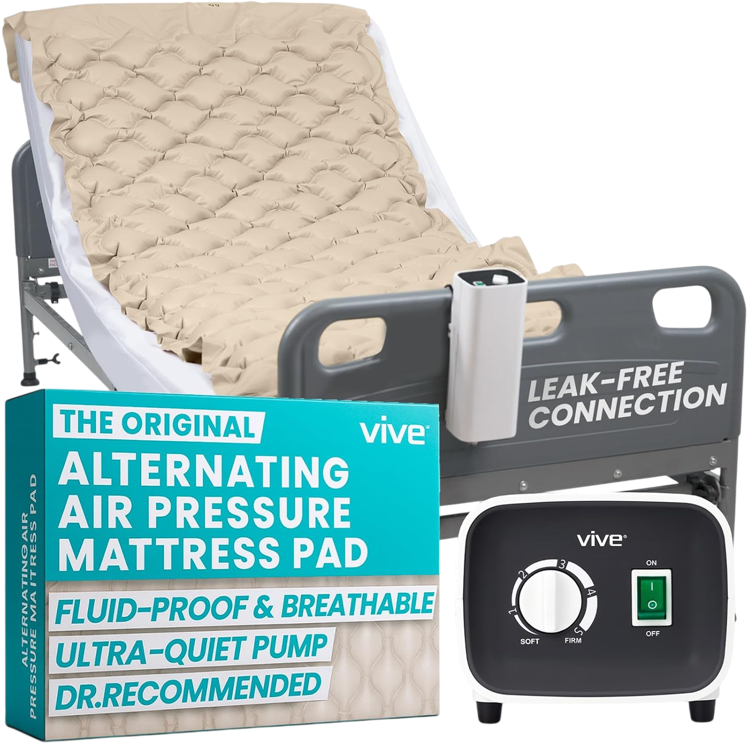 Alternating Air Pressure Mattress Pad by Vive Health